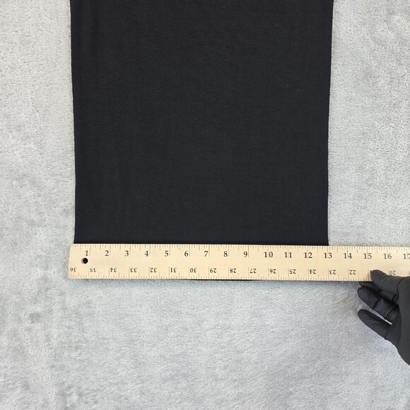 Joshua Sanders Shirt Womens Large Black Pixel Mock Neck Sleeveless Smiley Italy - Picture 9 of 13